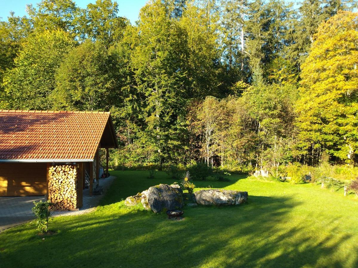 Huettenzauber Ferienwohnung Mitten Im Nationalpark Lindberg Buitenkant foto